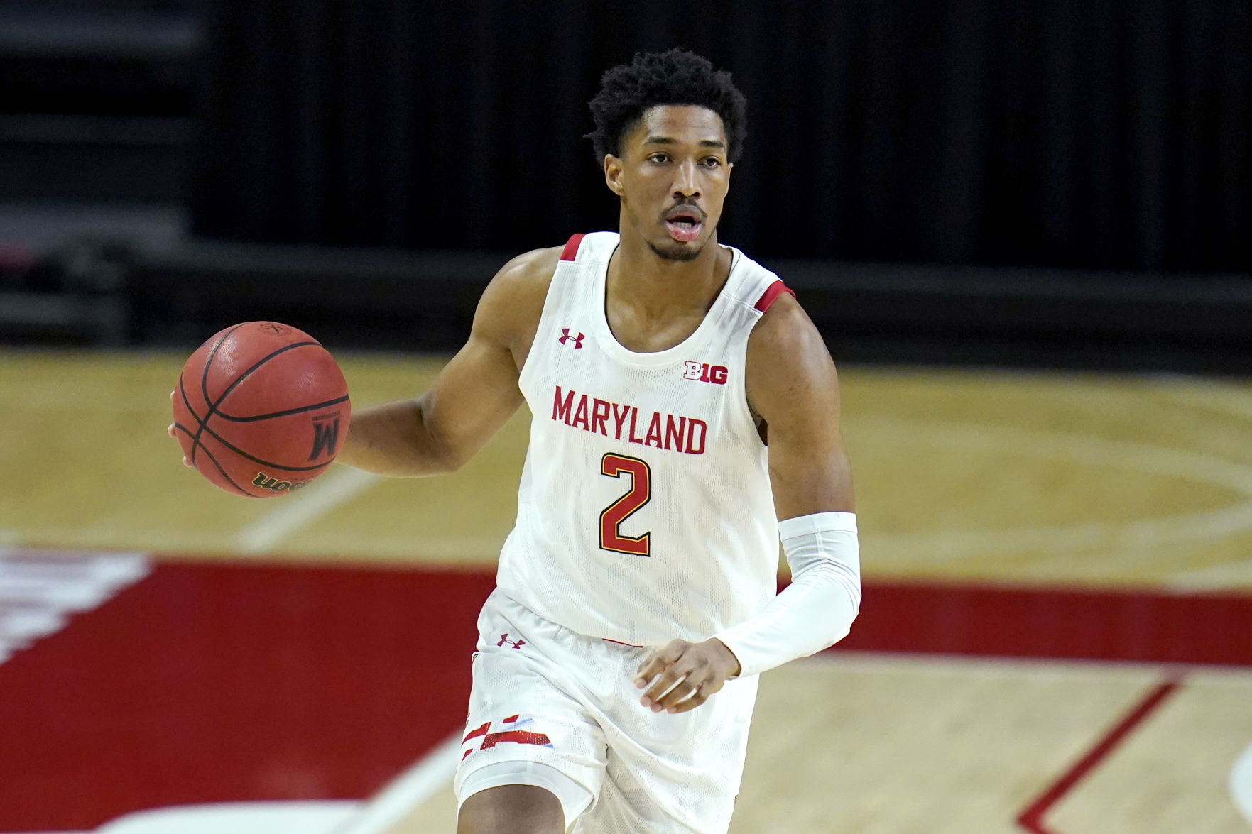Maryland guard Aaron Wiggins